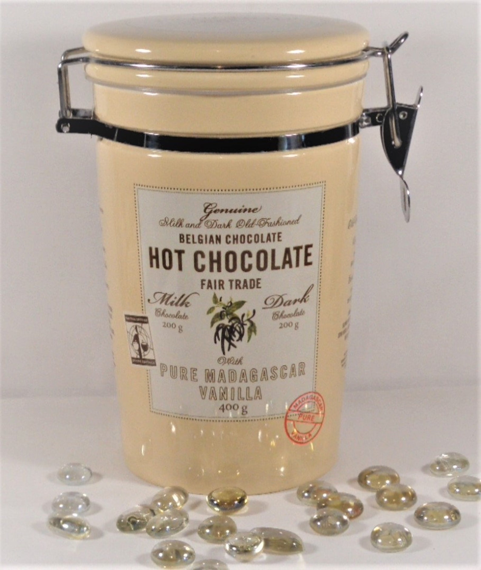 Vintage Look Hot Chocolate Canister. Air tight Storage jar. Etsy