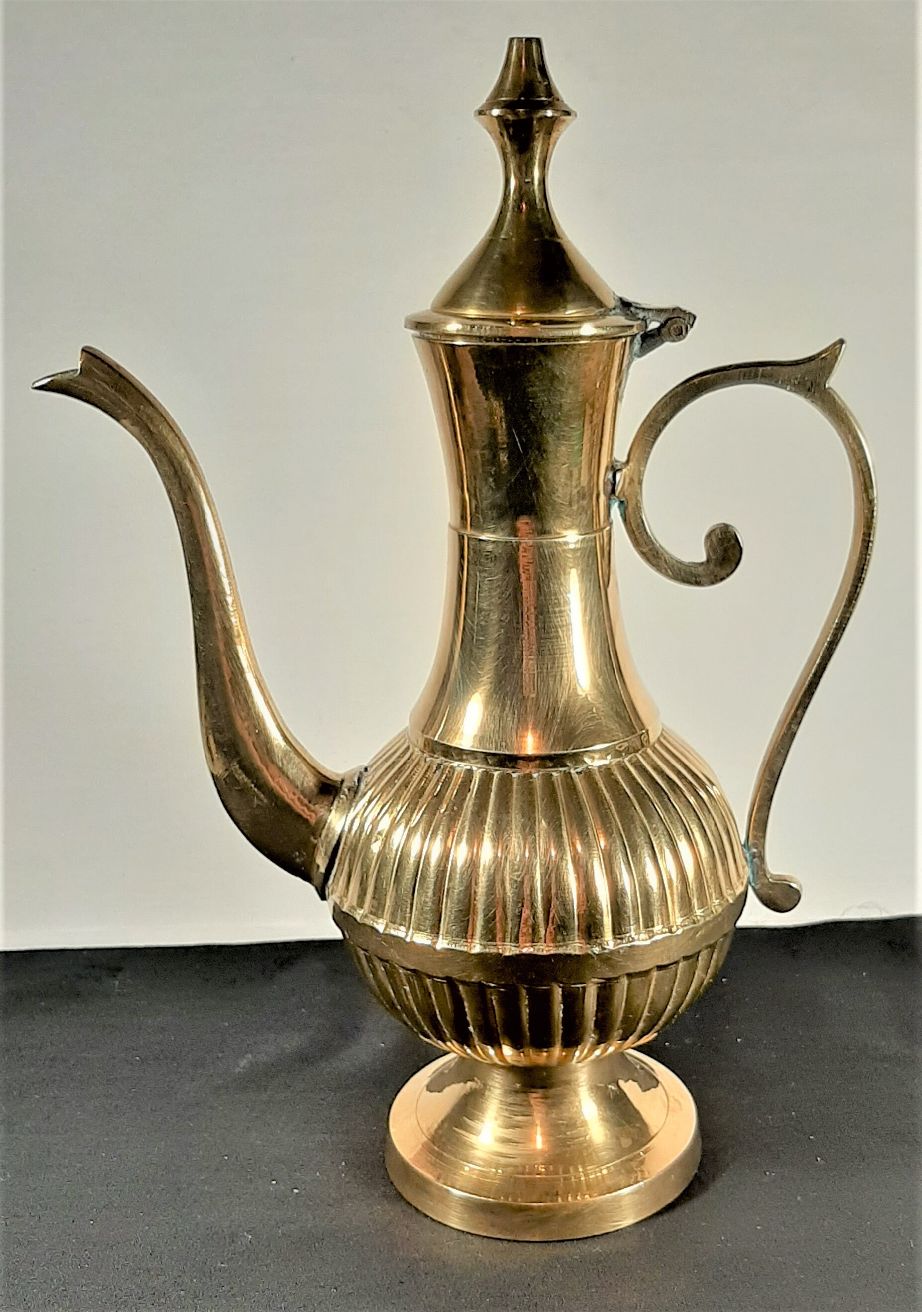 Vintage Brass Decanter set. Brass tray and decanter set. Cups Etsy