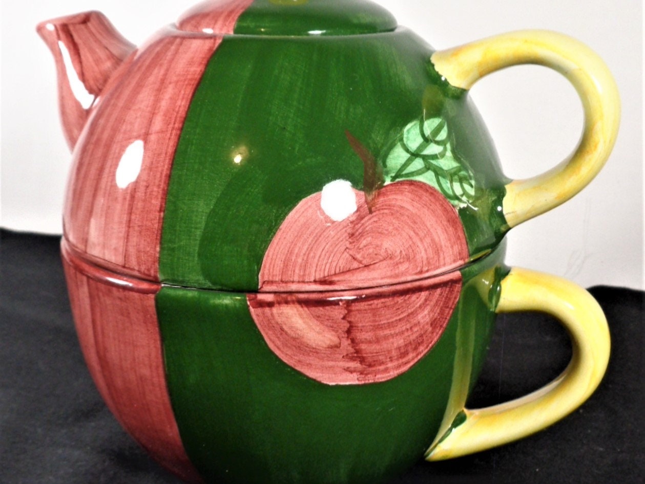Stacker Teapot Vintage Tea for One Teapot. Teapot and Cup in Etsy Canada