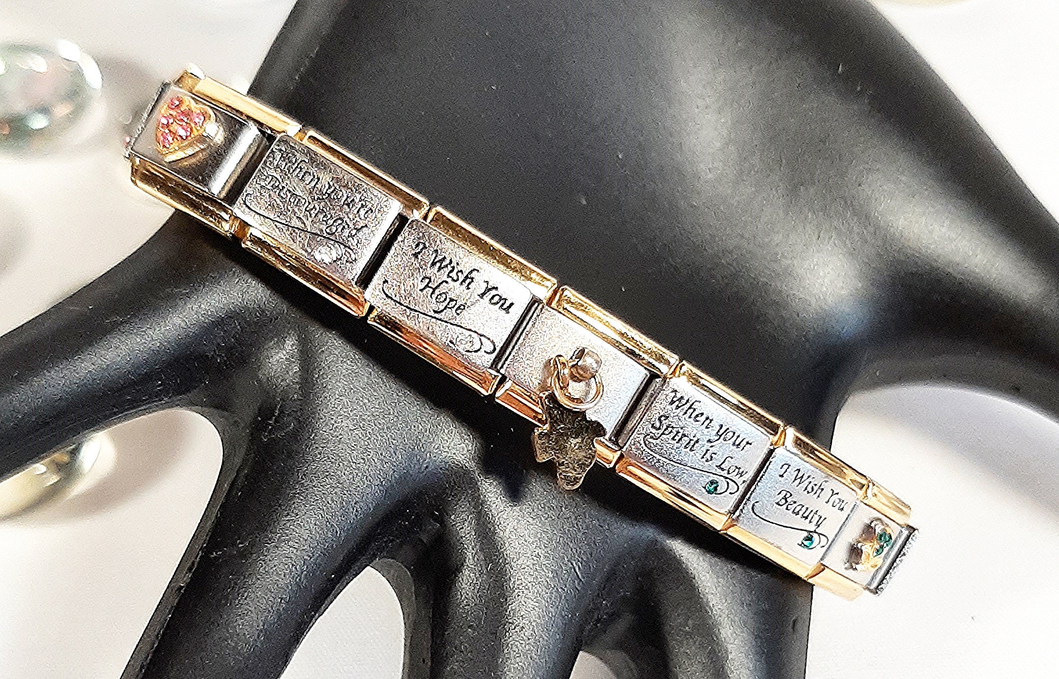 Vintage Charming Touches Daughter Charm Bracelet. Vintage Etsy