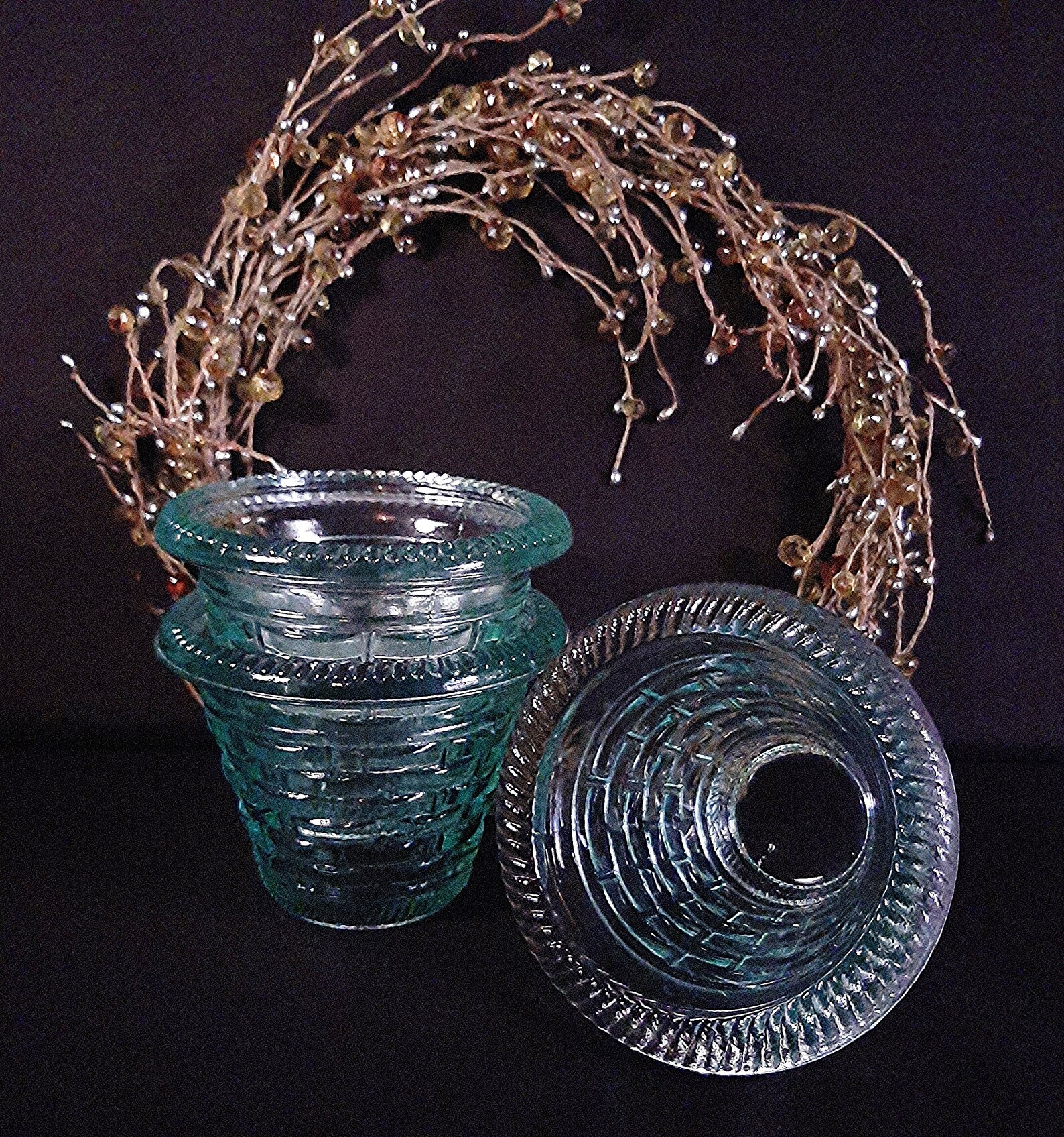 Glass Plant Pots. Set of 3 Recycled Glass Plant Pots Indoor Etsy Canada