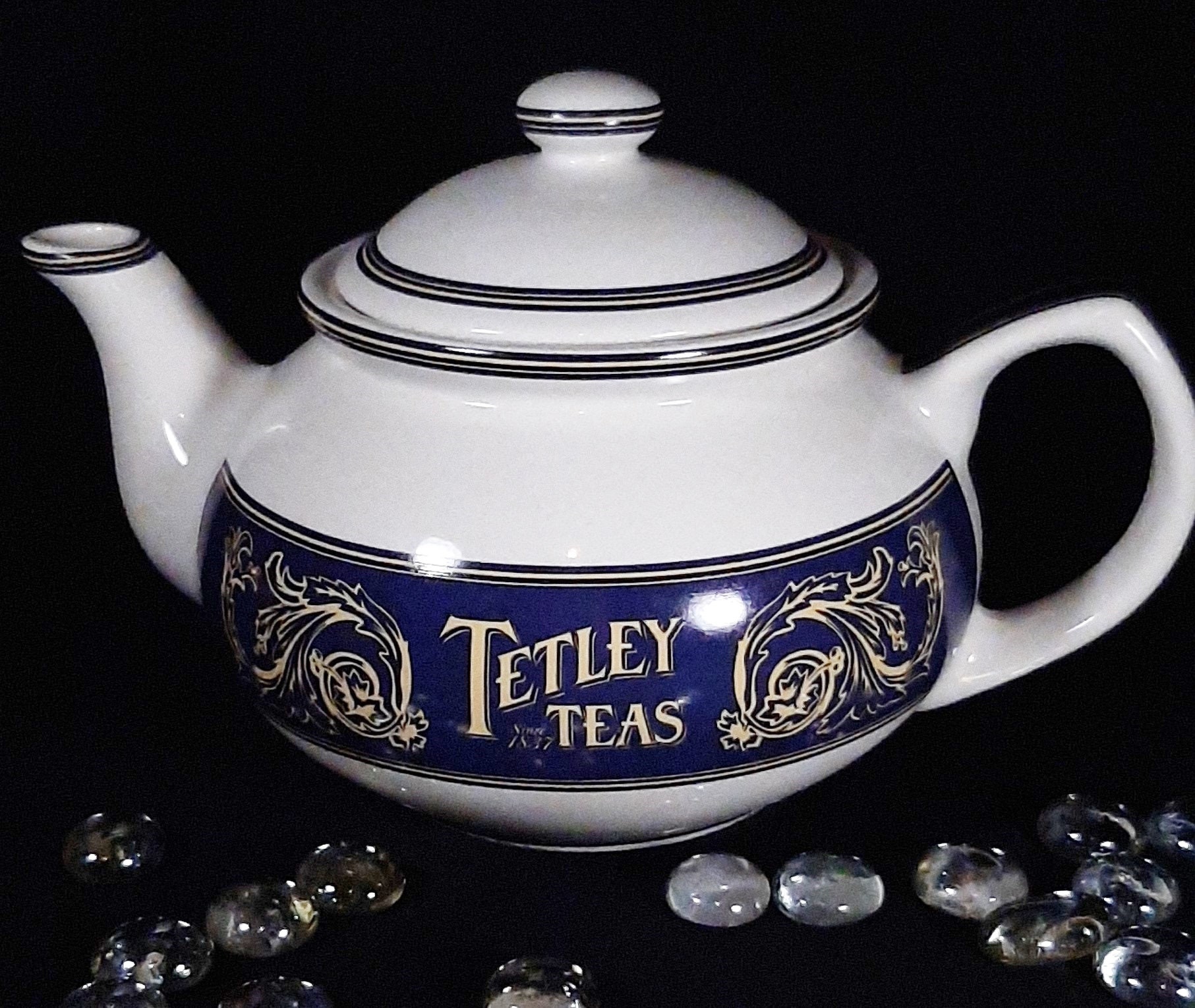 Vintage Tetley Tea Tea Pot. Ceramic teapot. Vintage decor Etsy