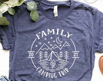 Family Camping Shirt Etsy