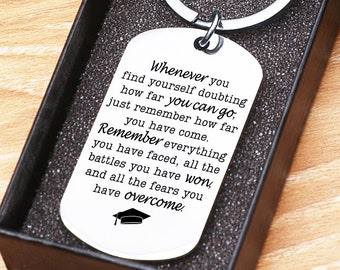Graduation Keychain, Cool Graduation Gifts For Her & Him, Best College Graduation Gifts For Her and Him, High School Graduation Gifts