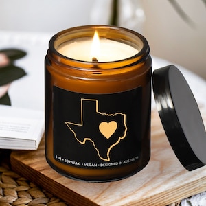 Texas Candle, Texas Gifts For Women, Texas State Gifts For Men, Texas Themed Gifts For Women, Texas Souvenirs Gifts, Texas Candles For Home