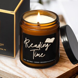 Book Lover Candle, Book Lovers Gift Ideas, Book Lover Club Gifts, Bookworm Gifts, Librarian Gifts, Reading Gifts for Readers, Birthday