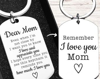 To My Mom Keychain, Mom Birthday Gifts For Mom From Daughter, For Mom Gifts From Daughters, Mothers Day Gifts From Daughter