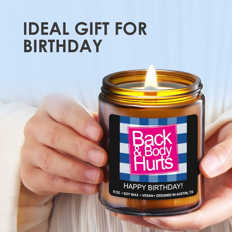 Funny Birthday Candle, Funny Happy Birthday Gifts for Women & Men