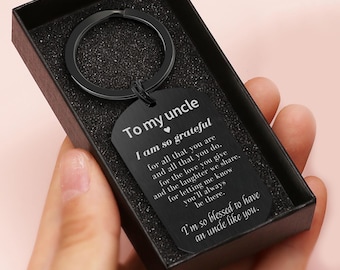 Uncle Keychain, Father’s Day Gifts for Uncle, Gifts for Uncle, Best Uncle Gifts, Uncle Gift Ideas, Uncle Gifts from Niece