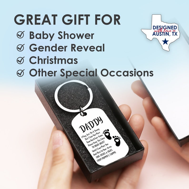 New Dad Keychain, New Dad Gifts For Men After Birth, First Time Dad Gifts From Wife, Dad To Be Gifts For 1st Time Dad, New Dad Gifts 画像 3