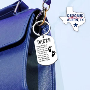 New Dad Keychain, New Dad Gifts For Men After Birth, First Time Dad Gifts From Wife, Dad To Be Gifts For 1st Time Dad, New Dad Gifts 画像 9