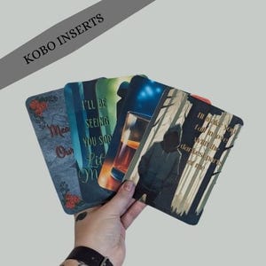 Haunting Adeline Inspired Dark Romance Kobo Case Inserts E-reader Case Insert Handmade Book Gift Cardstock E-Reader Insert Gift