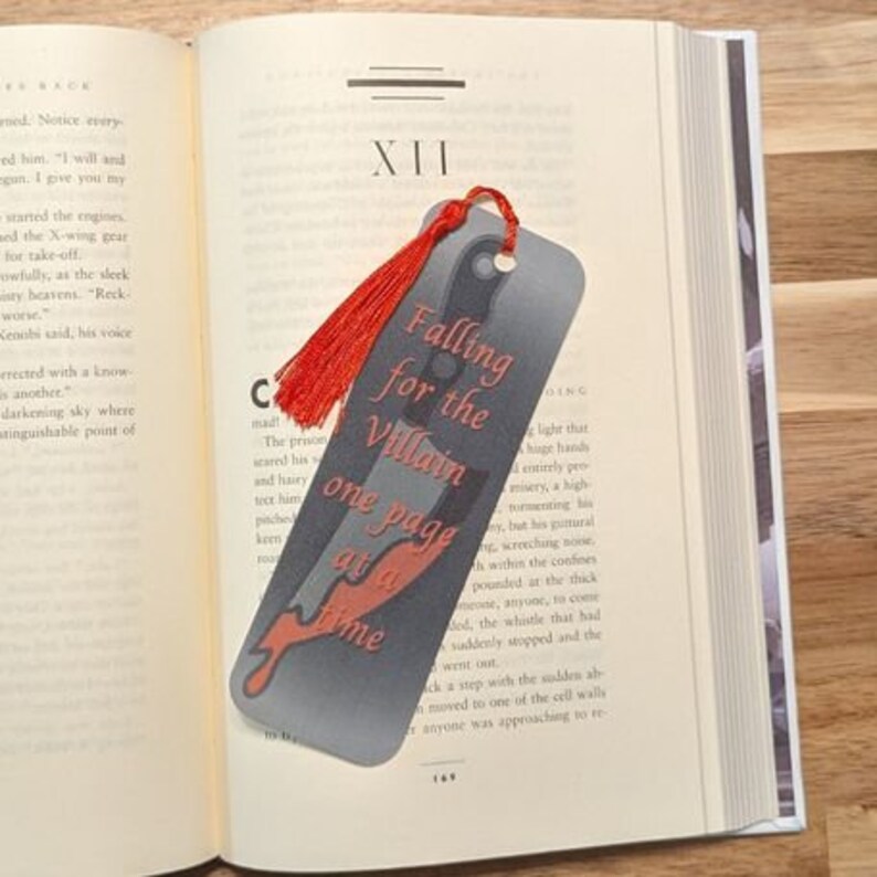 Dark Romance Smut Dirty Laminated Bookmarks Tassel Bookmarks, Handmade