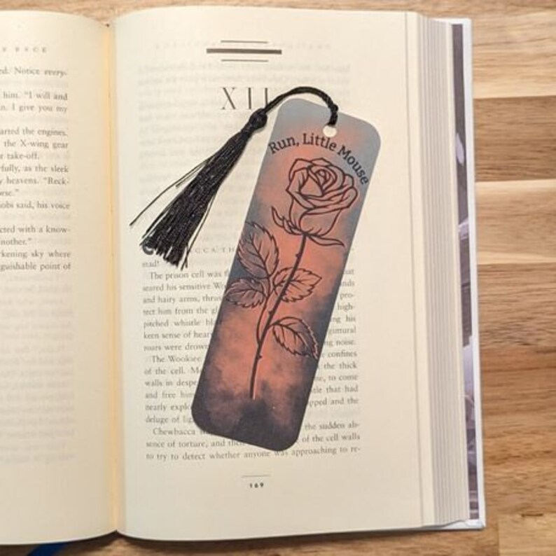 Dark Romance Smut Dirty Laminated Bookmarks Tassel Bookmarks, Handmade