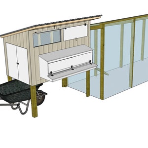 Chicken Coop Plans (6-10 Chickens) - Etsy