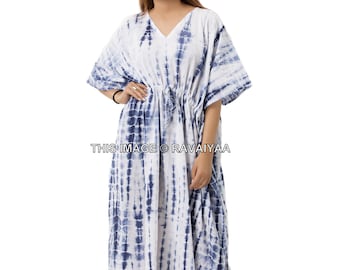 Kaftan Abaya, Tie dye Caftan, Plus size Clothing, Summer Party Dress, Cocktail Party Maxi Dress, Beach Wear, Bridesmaid Gift, Maternity Wear