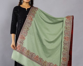 Shawl Wrap for Men and Women Wool Blend Oversized Meditation, Yoga, Travel, Wedding Gift