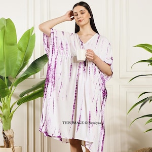 Hand tie dye dress, goddess dress, Short Length kaftan, Oversized Caftan, Resort wear, Coverup, Maxi kaftan, kaftan plus size, gift for her