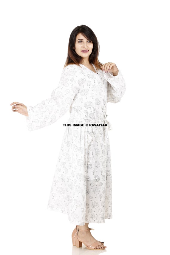 Indian Kimono Bridesmaids Robe Bath Robes Bridesmaids Gift Etsy