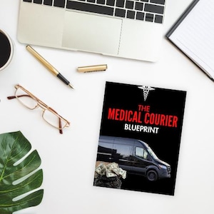 Medical Courier Business Ebook PLR | Medical Courier PLR Editable Startup Guide with Resell Rights | Medical Courier E-Book