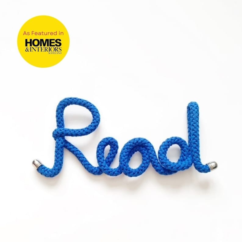 LARGE Custom Wire Word Any Word Wall Decor Personalised Etsy