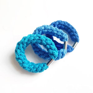 Woven cotton bracelets Handmade Boho Summer Festival Jewelry Bracelets gifts for friends Chunky Cotton Bracelet Braided Bracelets image 5