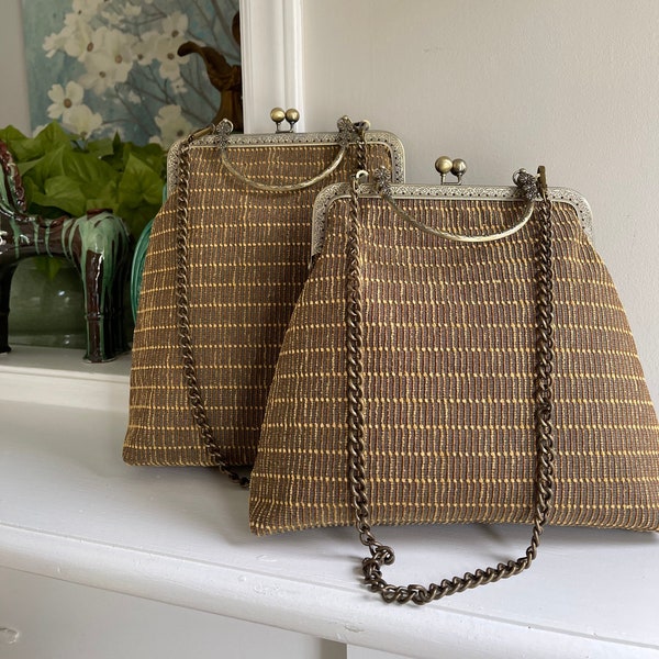 Kiss Lock Handbags Etsy