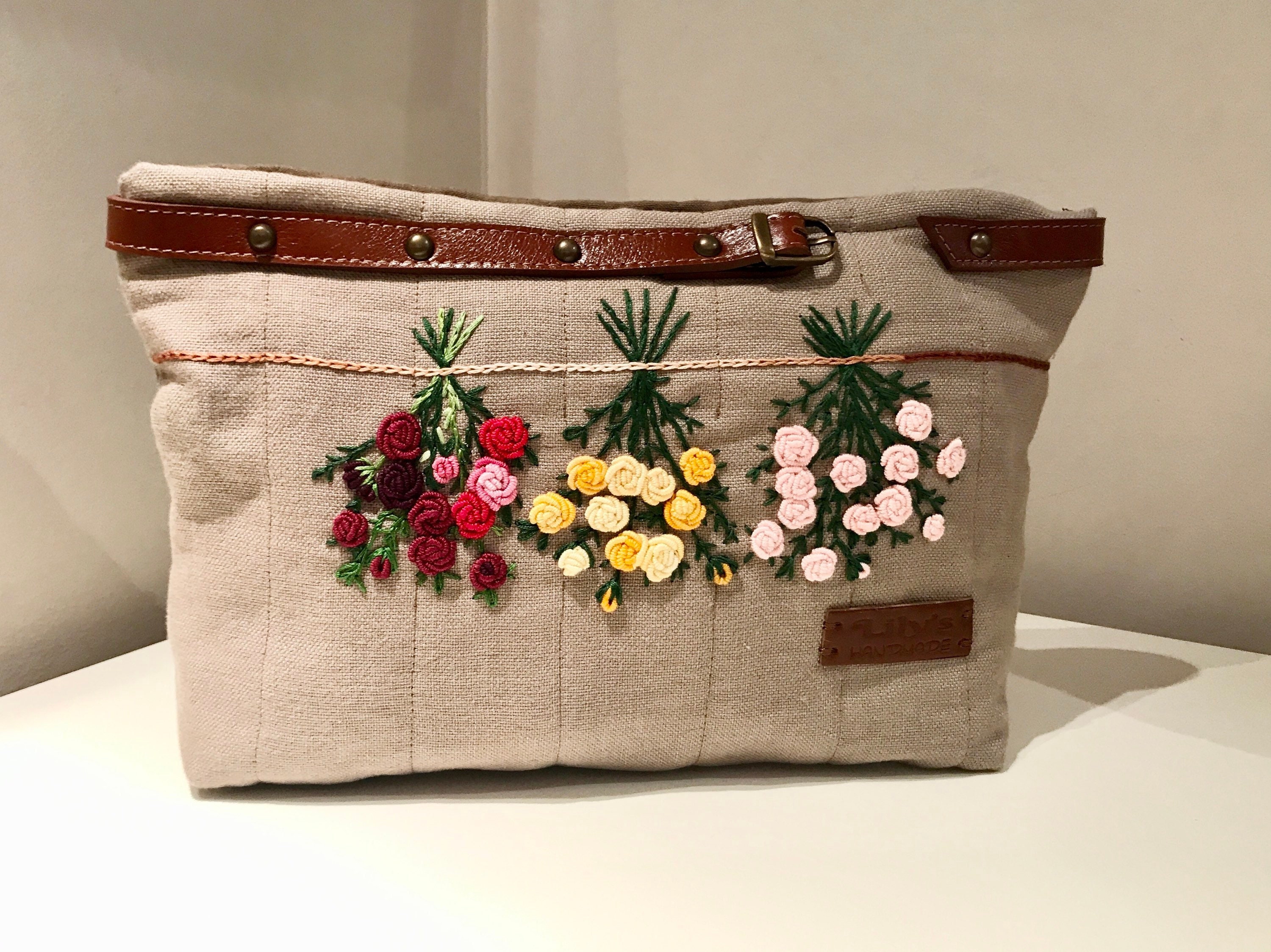 Floral Boho Clutch Bag 5x7 6x10 7x12