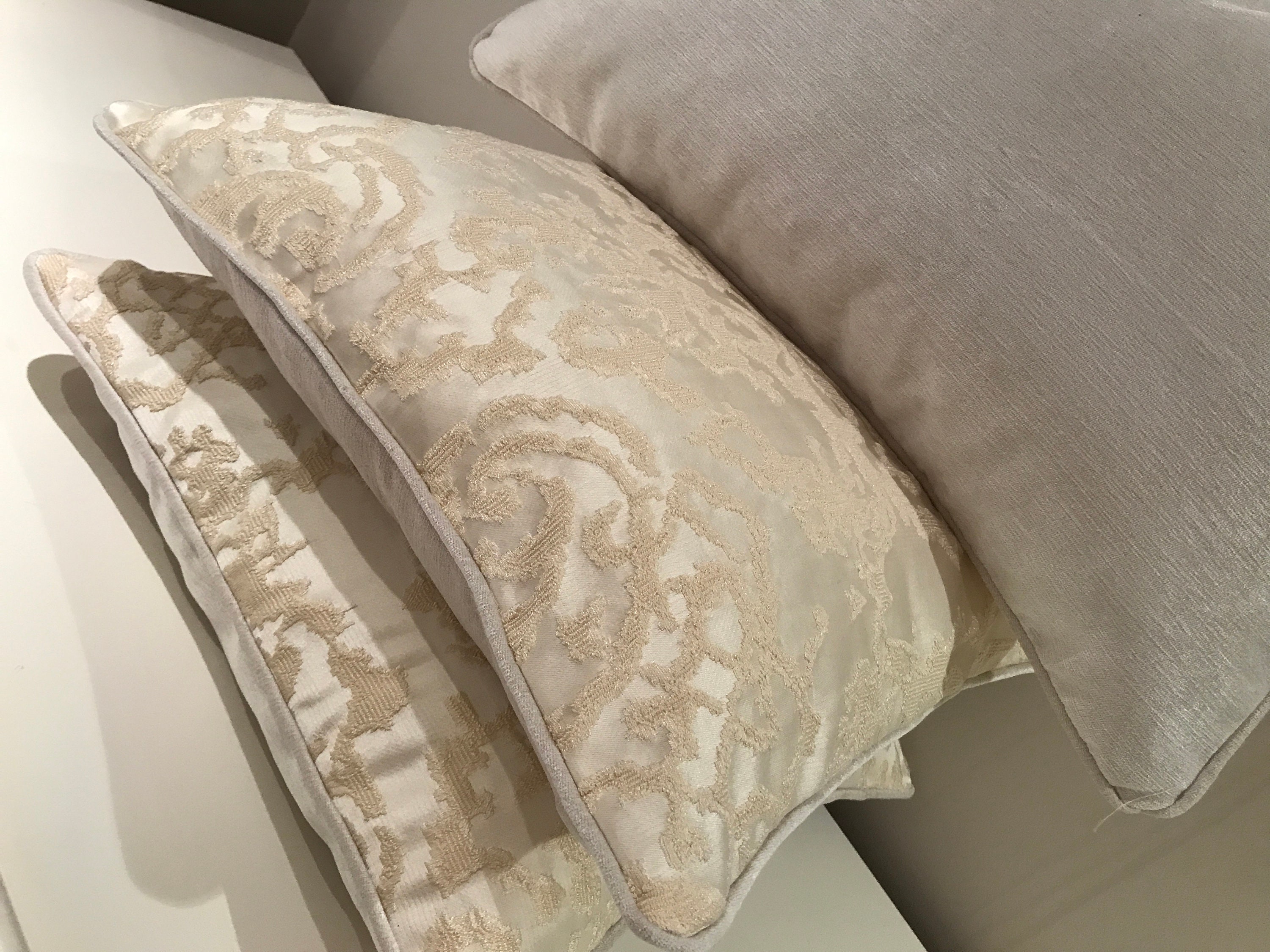 Luxury Beige Velvet Pillow Cover Beige Pillows Velvet Pillow Etsy