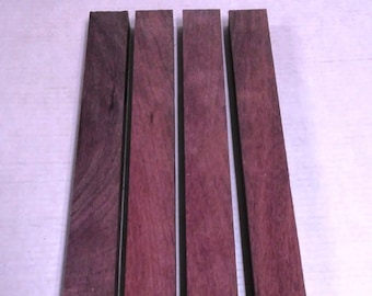 PURPLEHEART 3/4" x 2" x 24" Packs of 2, 4, or 6 Boards. DIY Cutting Charcuterie Cheese Boards Tray. Sanded, Jointed, No Knots, No Cracks