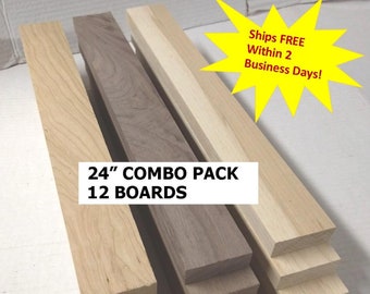 25 Cedar Wooden Square Dowels 1/2 Square, Available in 6 Lengths, Sanded,  Unfinished, DIY, Wood Craft Strips 