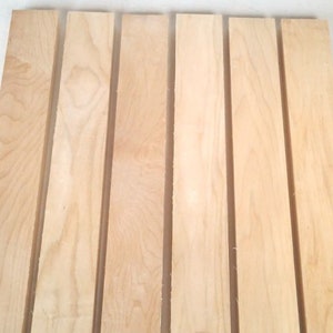35 HARD MAPLE 3/4&quot; x 2&quot; x 12&quot; - DIY Cutting, Charcuterie, Cheese Boards, Trivets Hot Pad. Planed, Sanded, Jointed, No Knots, No Cracks