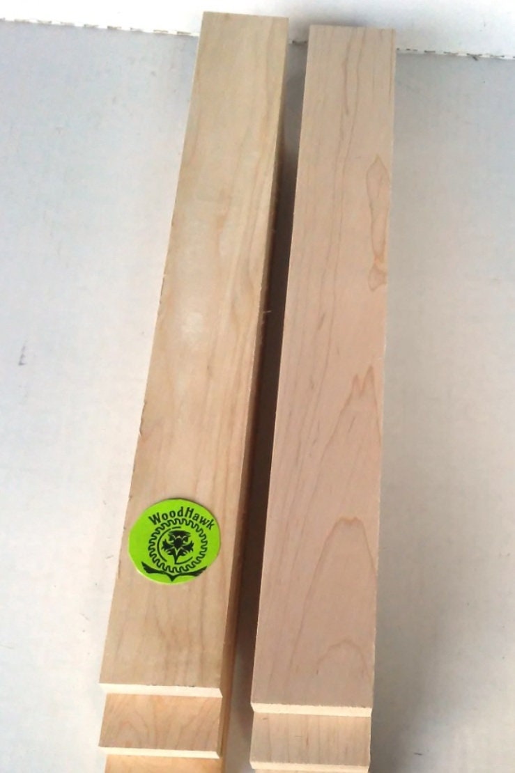 HARD MAPLE 3 4 X 2 X 16 Pack Of 6 Or 10 Or Etsy