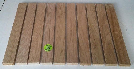 10 Pack 3//4 x 2 x 16 Solid Butternut Hardwood Lumber as Cutting Board Wood Boards