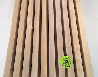 HARD MAPLE 3/4" x 1.5" x 24" Pack of 8, 16, or 22. DIY Cutting Charcuterie Cheese Boards Tray. Planed, Sanded, Jointed, No Knots, No Cracks