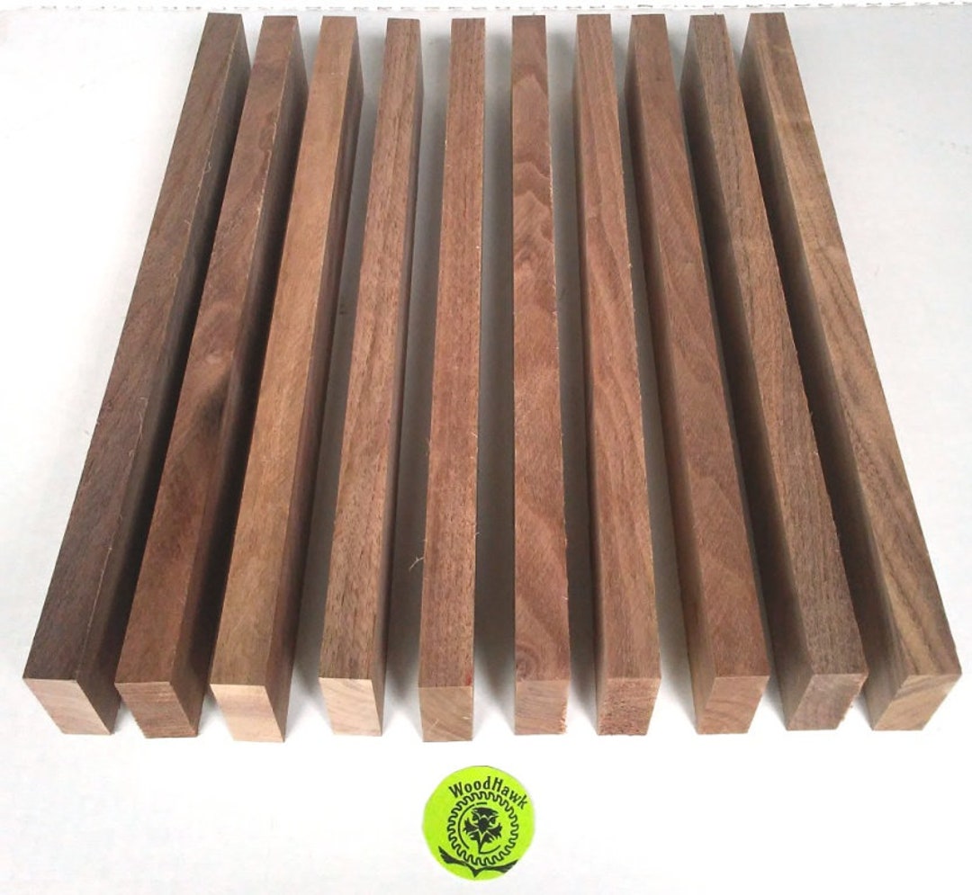 Box of 12 Long Rustic Walnut Wood Scrap Boards - Free Shipping