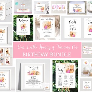 thumbnail image 2 of Our Little Hunny Bear Is ONE! / Birthday "Our Little Hunny Bear Is ONE 2 of 9
