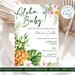 Aloha Baby Baby Shower Invitation Template Hawaiian Baby - Etsy