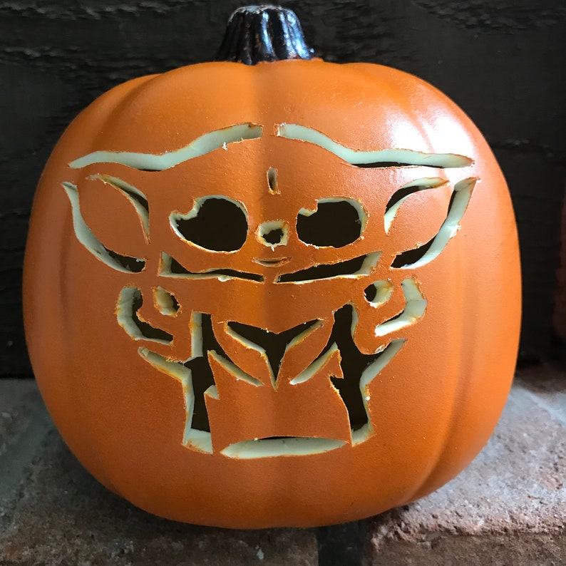 the-child-foam-pumpkin-baby-yoda-mandalorian-etsy