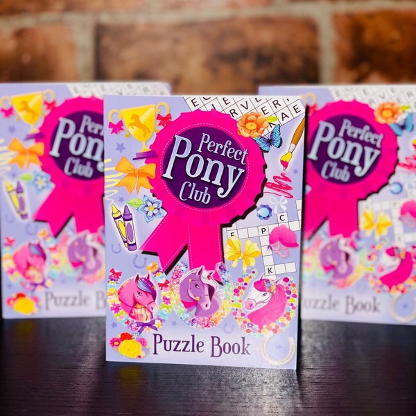 Special offer | A6 Pony Club Puzzle Book | Birthday Party Loot Bag Fillers Favour | lucky dip prizes | Giveaways | student gifts