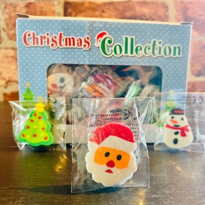 Christmas erasers bulk
