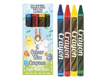 Mini packs de crayons de cire de Pâques (4pcs)