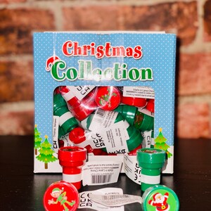 4x Christmas Ink Stampers Xmas party favours Christmas stocking fillers image 8