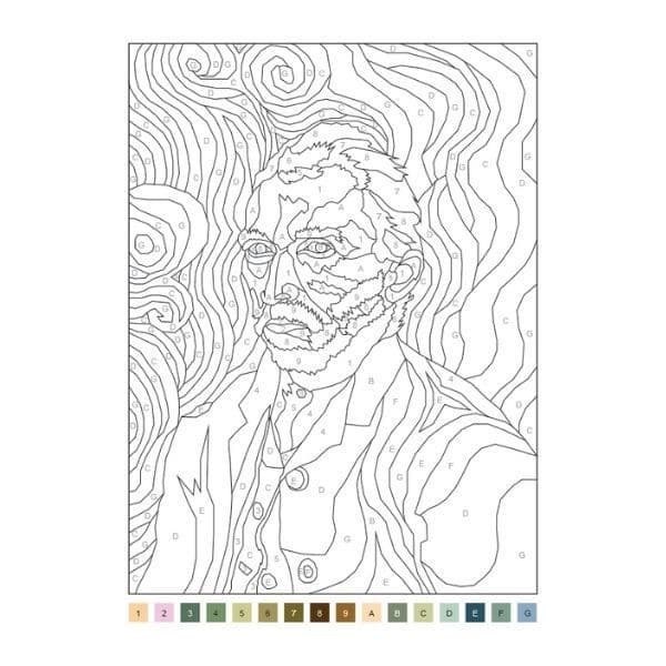 Advanced color by number books deals