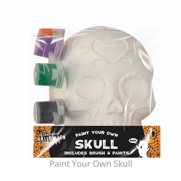 SPECIAL OFFER - Paint your skull - Halloween - date night idea - activity