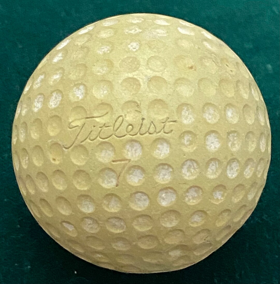 VINTAGE Titleist DT 7 Circa 1950s Rare Golf Ball Etsy