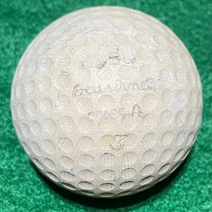 VINTAGE Rebuilt Acushnet Grade A #3 Cadwell-Geer Cover High Compression Circa Rare 1950/60’s Golf Ball