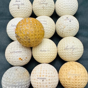 Antique Mixed Rare Lot of 13 Golf Balls