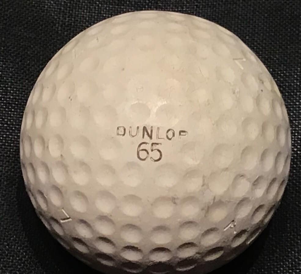 Dunlop 65 Antique Dimple Golf Ball vers les années 1940 -  France
