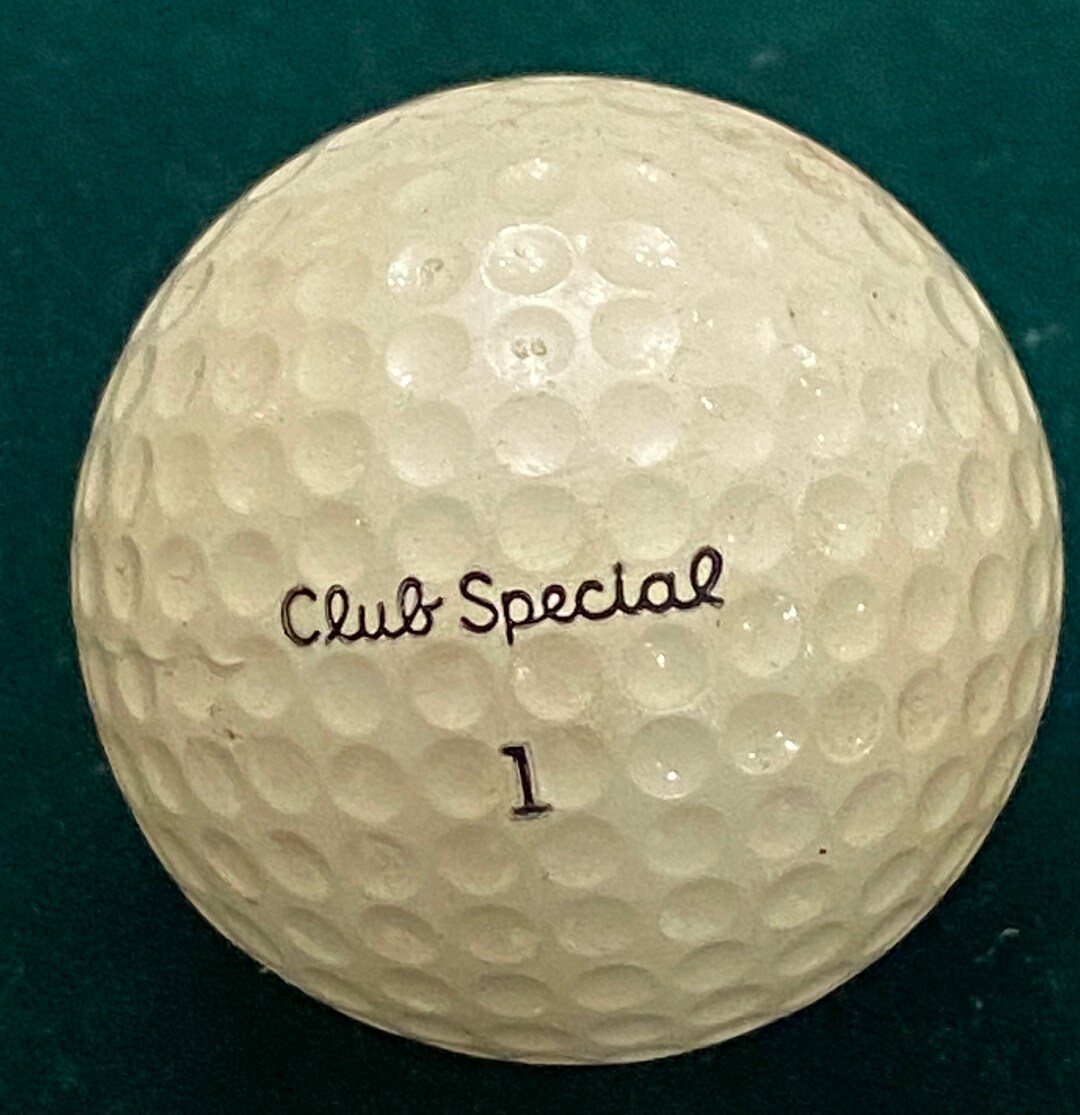VINTAGE Club Special 1 Circa1970s Rare Golf Ball Etsy UK